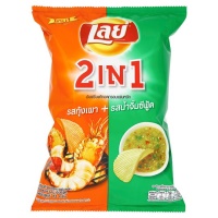2 in 1 Kung Pao Chips 73g LAYS